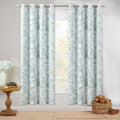 Beauoop Floral Blackout Curtains 72 Inches Long for Bedrooms