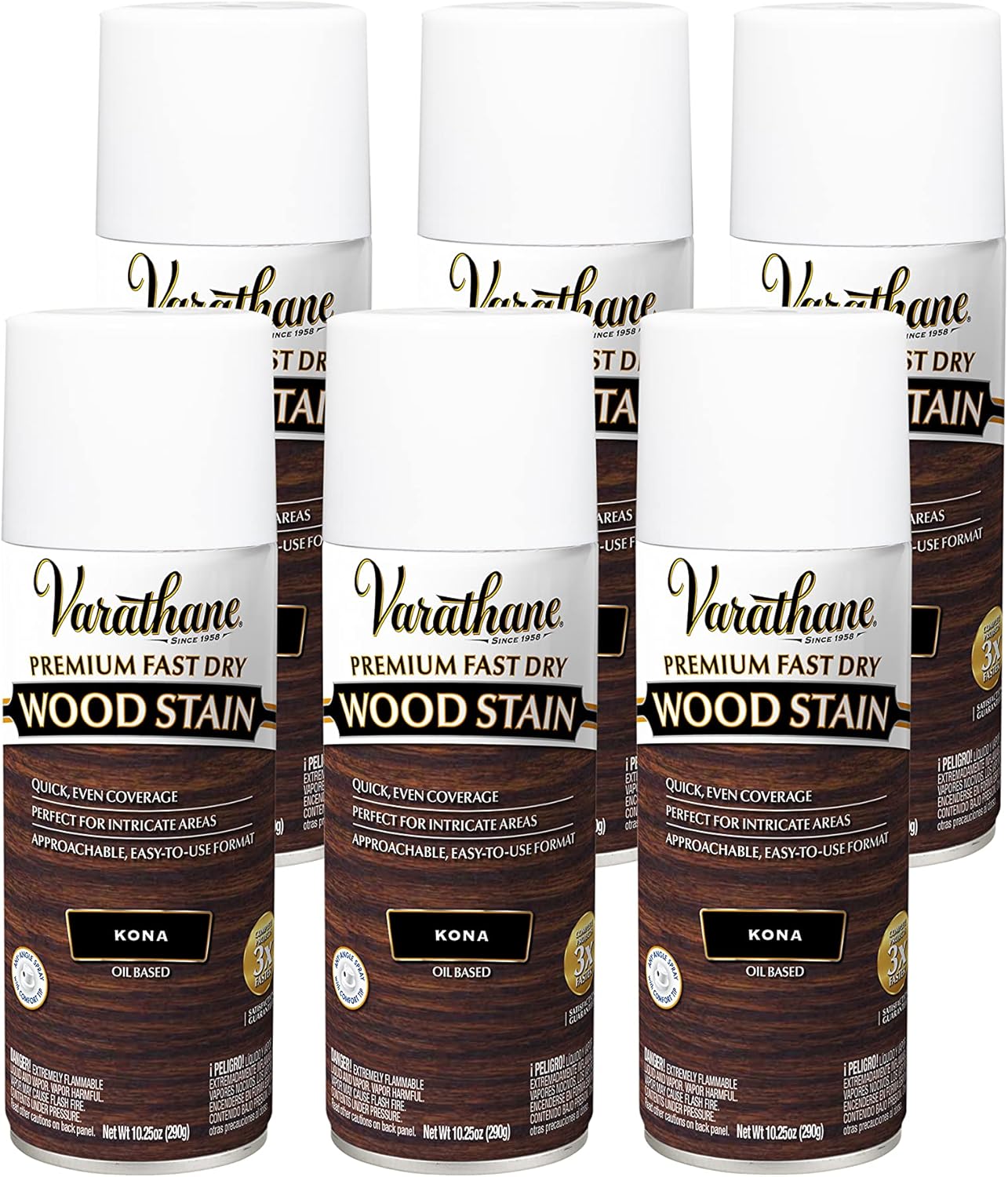 Varathane Premium Fast Dry Wood Stain Spray for Quick Coverage