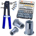 Rivet Nut Tool Kit 540Pcs Metric Riveter Set - Durable Fastener Kit