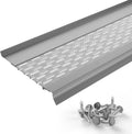 Micromesh 6 in Gutter Guards Leaf Protection, 35 ft - Contractor Grade