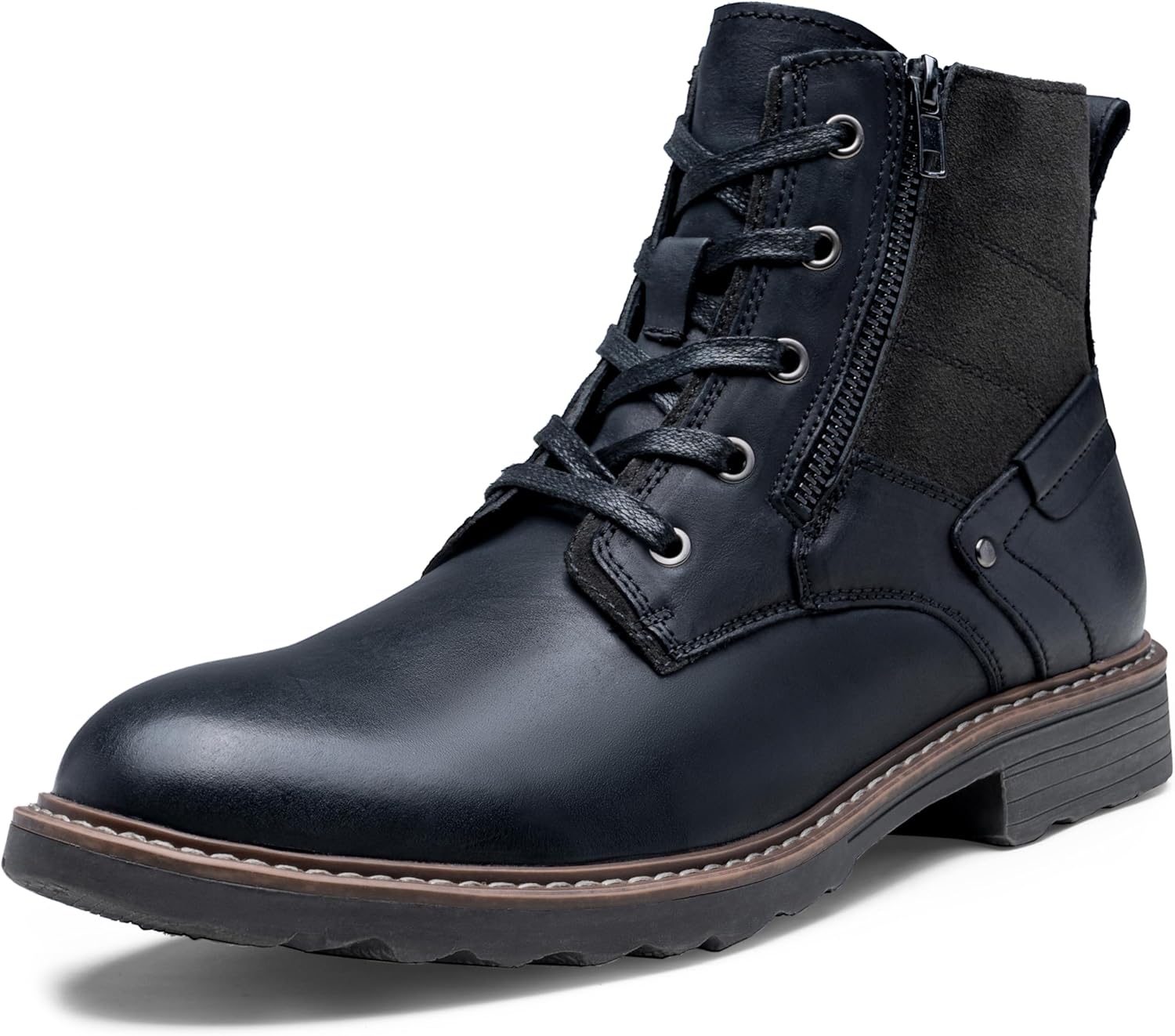 Vostey Mens Boots Motorcycle Casual Chukka Boots for Men