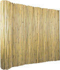 4Ft High x 6 Ft Long Bamboo Screen - Natural Privacy Fence