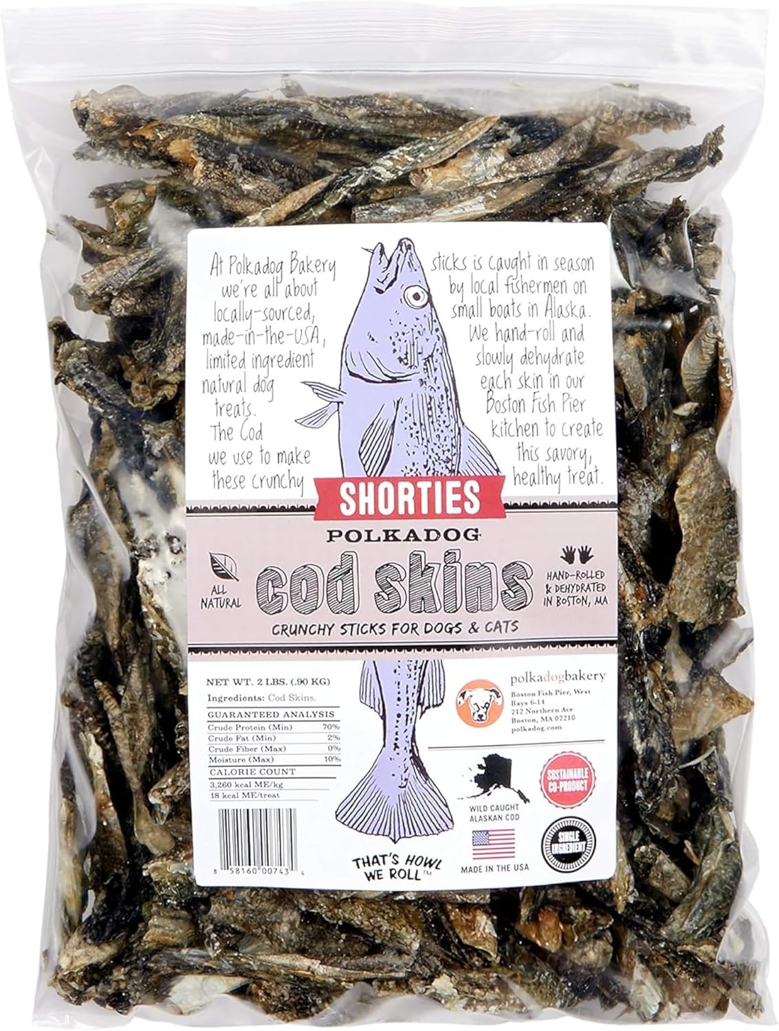 Polkadog Cod Skins for Dogs - Healthy Treats for All Breeds