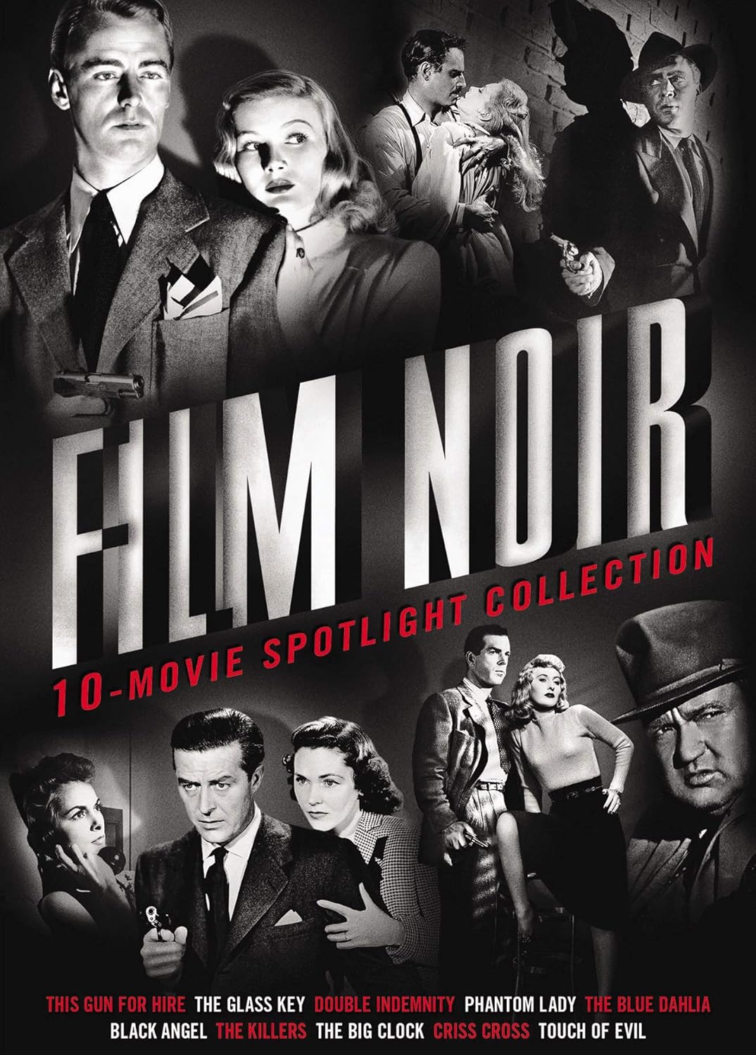 Film Noir 10-Movie Spotlight Collection for Classic Movie Lovers