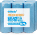 Microfiber Cleaning Cloth 300 Sheets Shop Towels - Lint-Free Blue