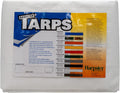 White Heavy Duty Tarp, 6ft x 8ft - 11-12 Mil Thick