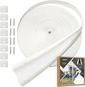 Premium White RV Trim Molding Insert 100ft - Weather Resistant