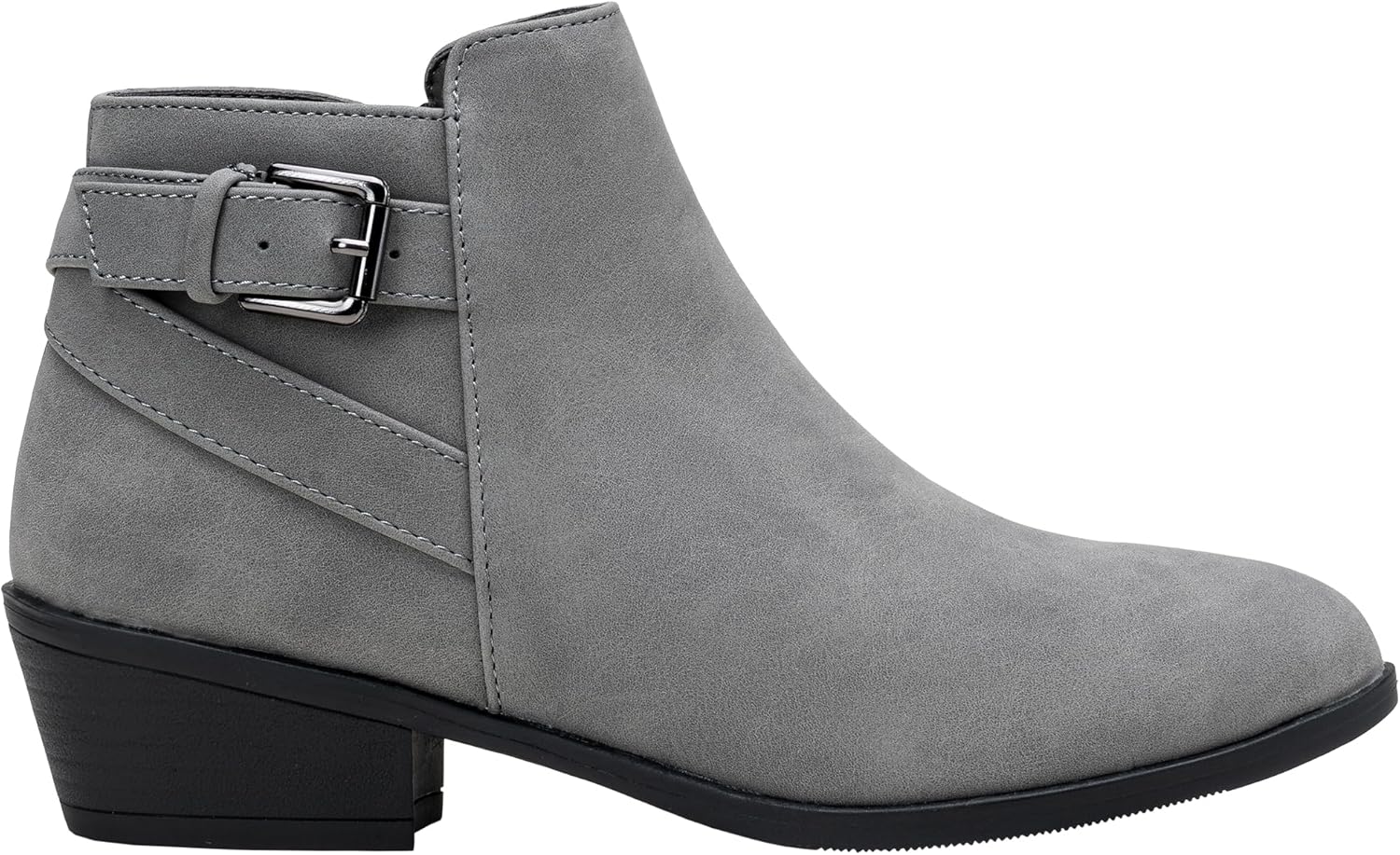 Vepose Women's Short Ankle Boots with Western Cutout Design