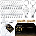 60th Birthday Party Favors Bottle Opener Nail Clippers Set - 50 Pack