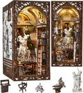 Book Nook Kit Lorenzo Bernini Miniature DIY Puzzle - Cozy Shelf Art