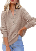 Dokotoo women's casual long sleeve v neck sweater for everyday wear