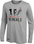 Outerstuff NFL Red Zone Long Sleeve Performance T-Shirt - Fan Fit 100%