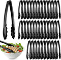 Plastic Serving Tongs 80 Pack 9 in Disposable Salad Tongs - Bulk Set