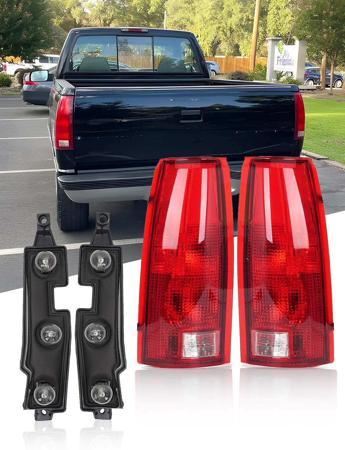 Tail Light Assembly for 1988-1998 Chevy GMC Silverado Sierra