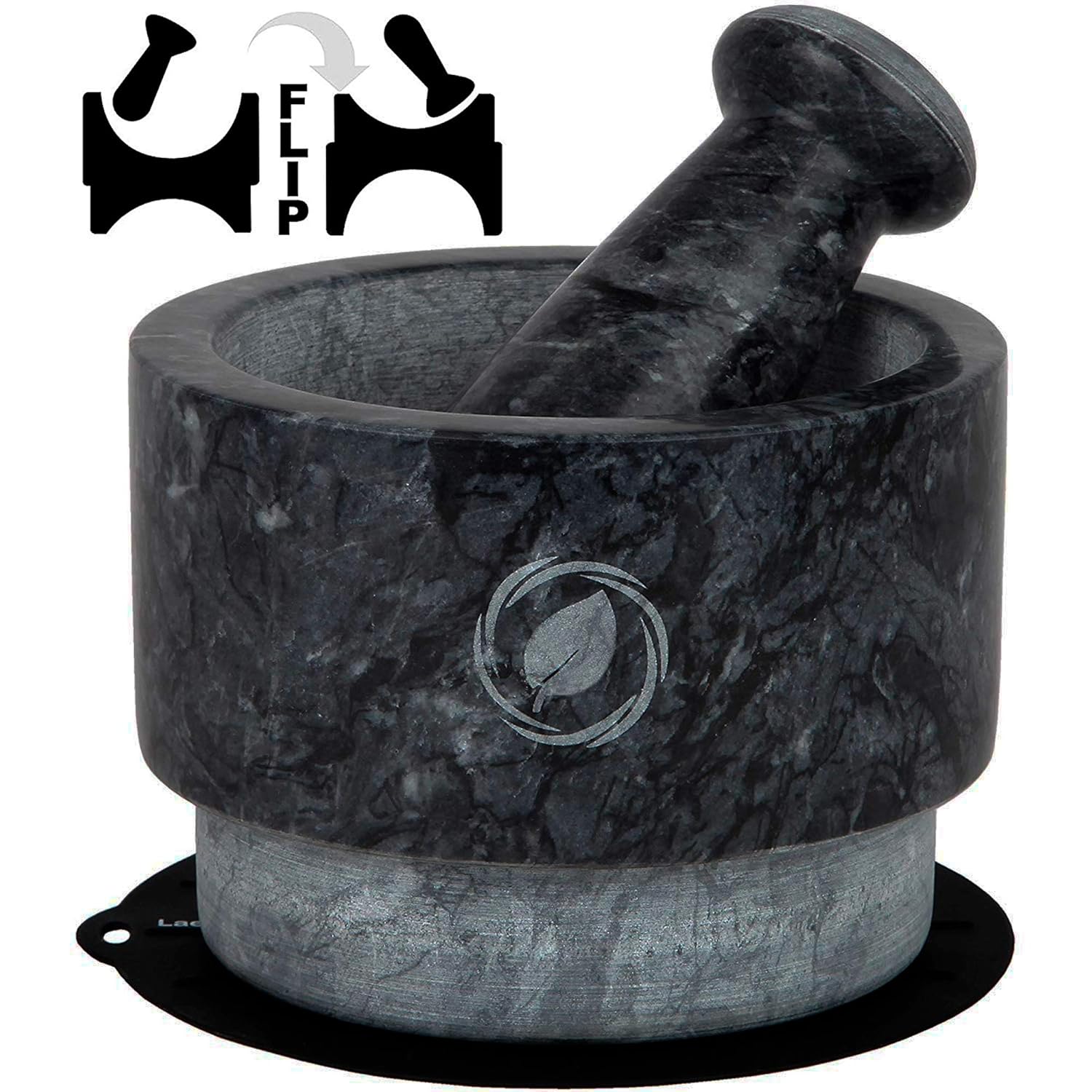Laevo Mortar and Pestle Set - Elegant 5.5 Inch Design