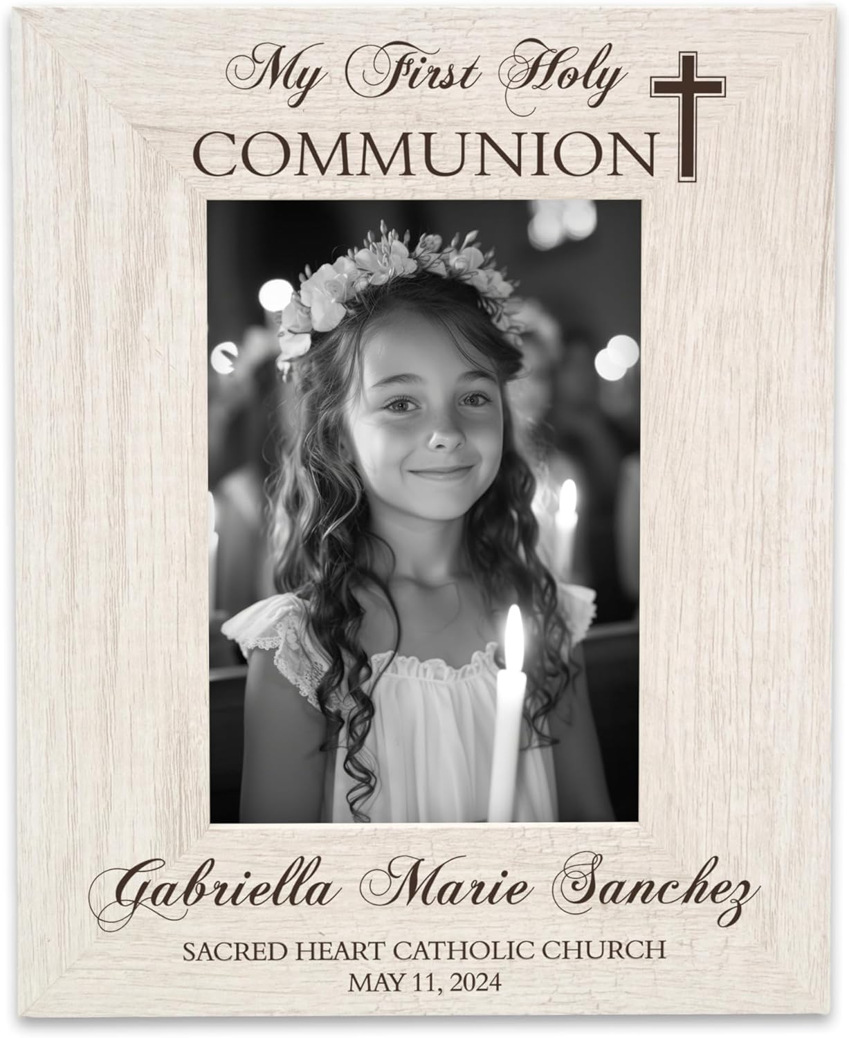 Personalized First Communion Picture Frame for Boys and Girls