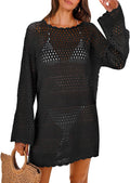 ANRABESS Crochet Swim Cover Up 2025 Mini Beach Dress - Lightweight