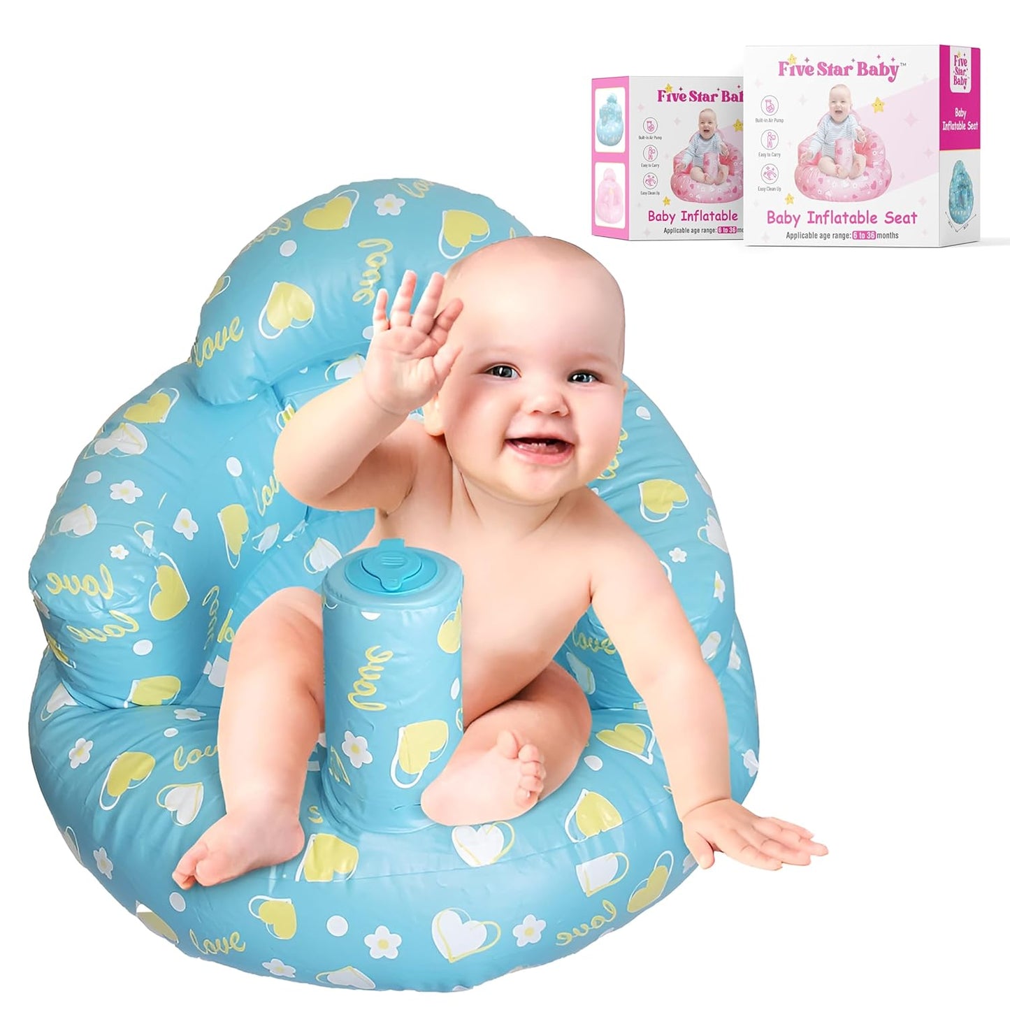Portable Inflatable Baby Seat - Perfect for Sitting Up!