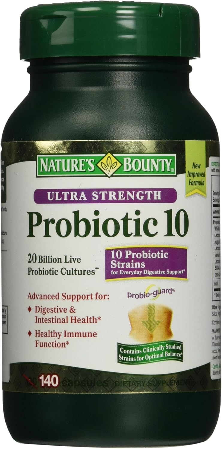Nature's Bounty Ultra Strength Probiotic 10 for Digestive Health