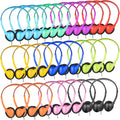 30 Pack Kids Headphones Bulk for School Classroom - Wired 3.5mm
