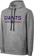 FOCO NFL Men's Gray Team Wordmark Performance Hoodie