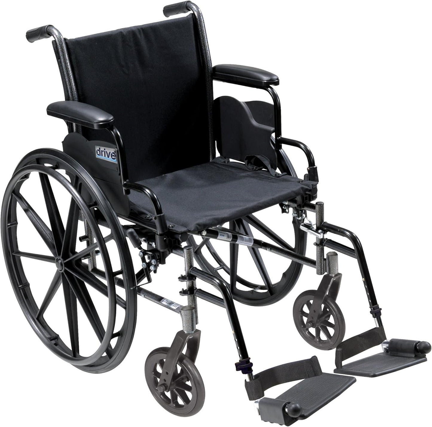 Drive Medical Cruiser III Lightweight Wheelchair with Flip Back Arms