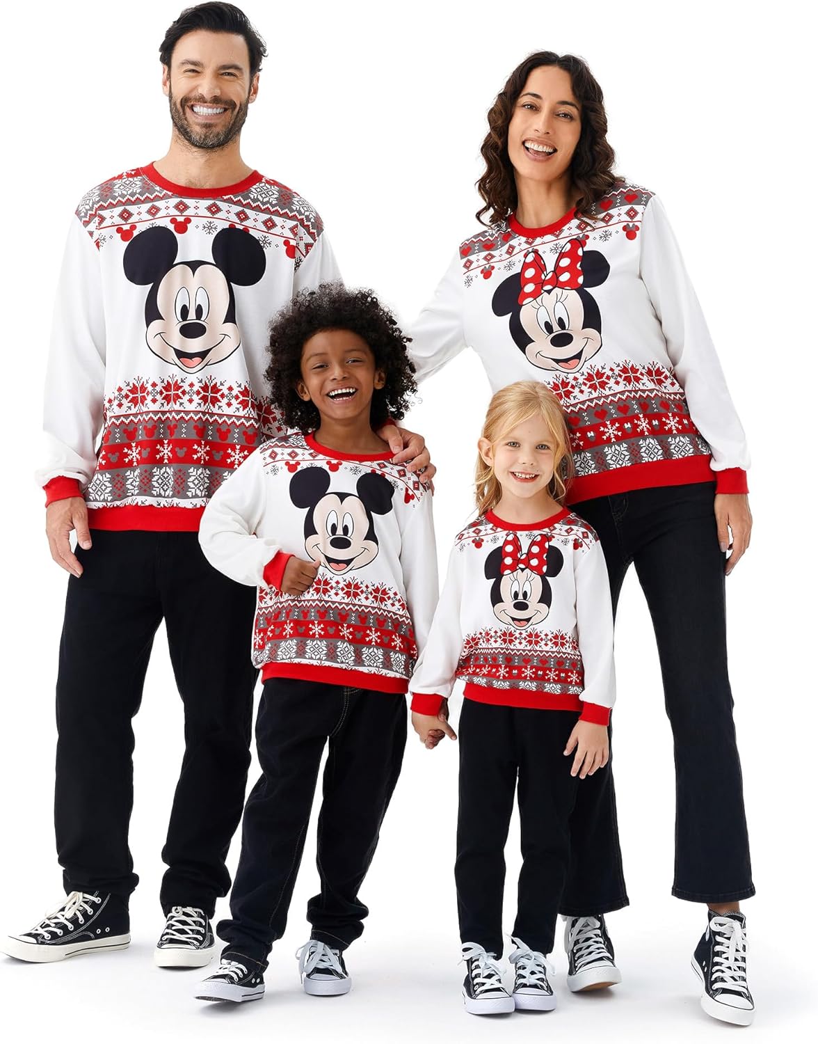 Disney Family Matching Sweatshirt for Christmas Fun and Style