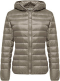 Wantdo Women's Hooded Packable Ultra Light Weight Short Down Jacket go