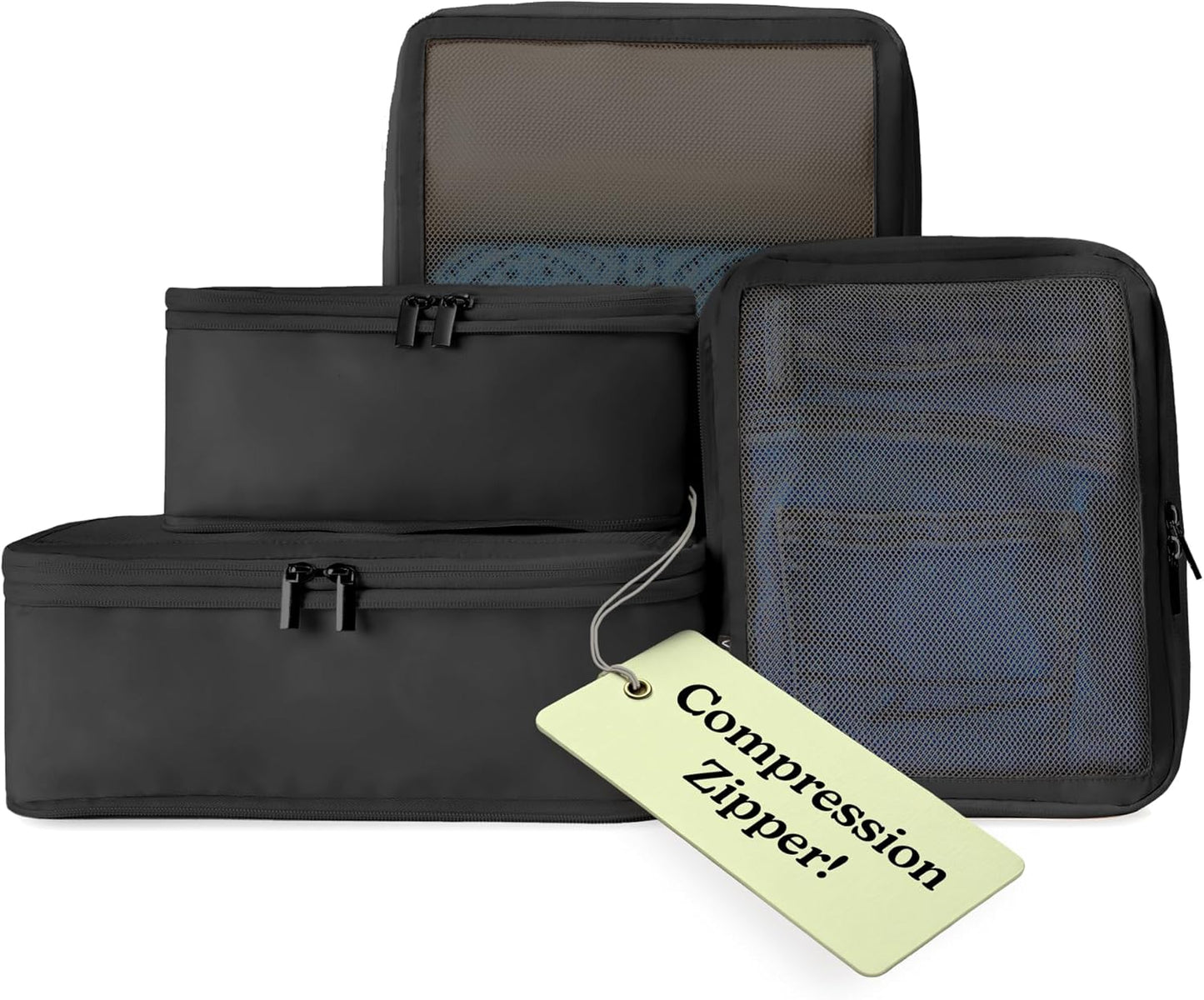 Vandel Space-Saving Compression Packing Cubes for Travel
