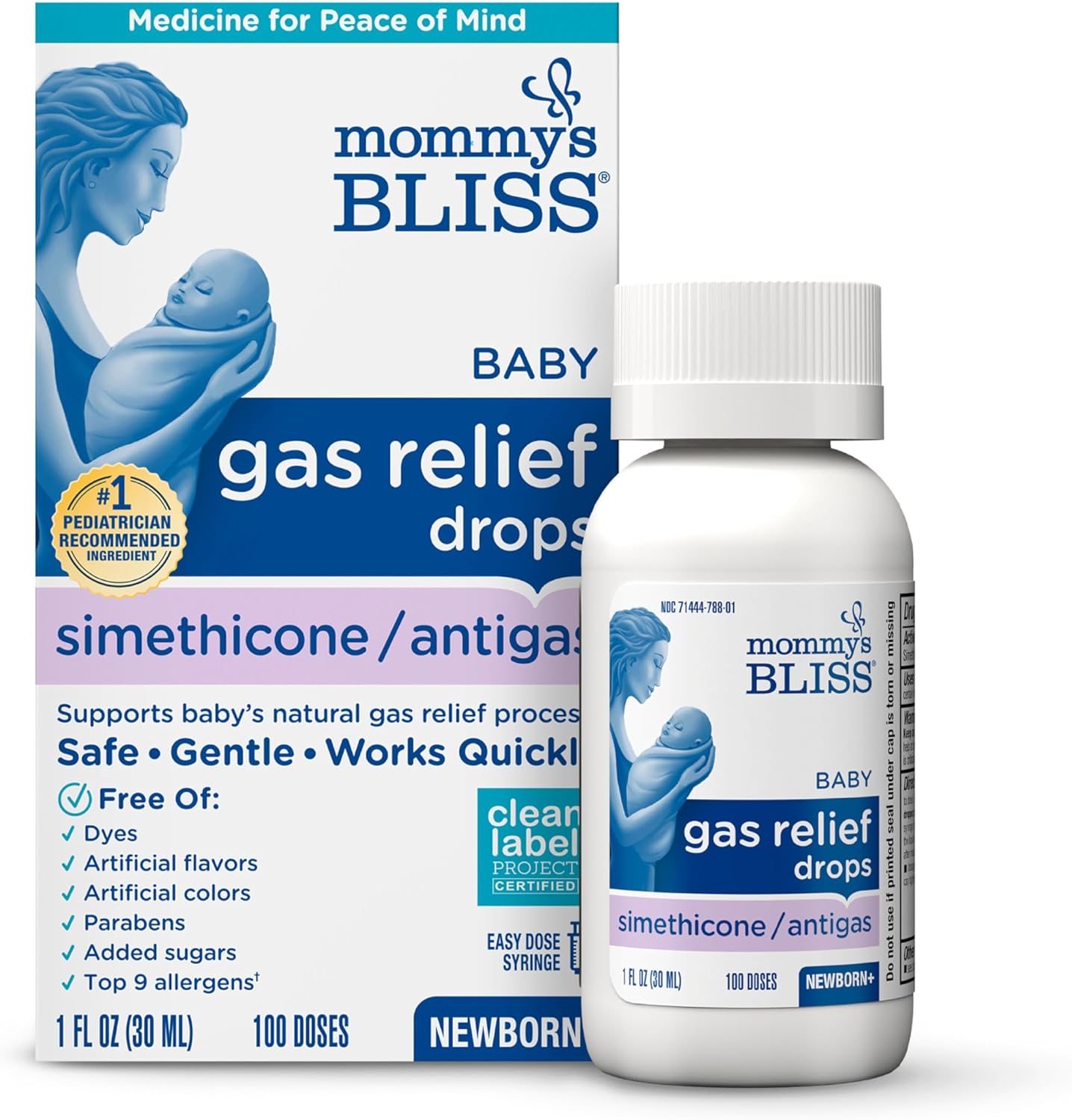 Gas Relief Drops for Happy Tummies! 1 Fl Oz