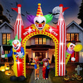 Kalolary 12 ft Halloween Clown Archway - Spooky Yard Statement