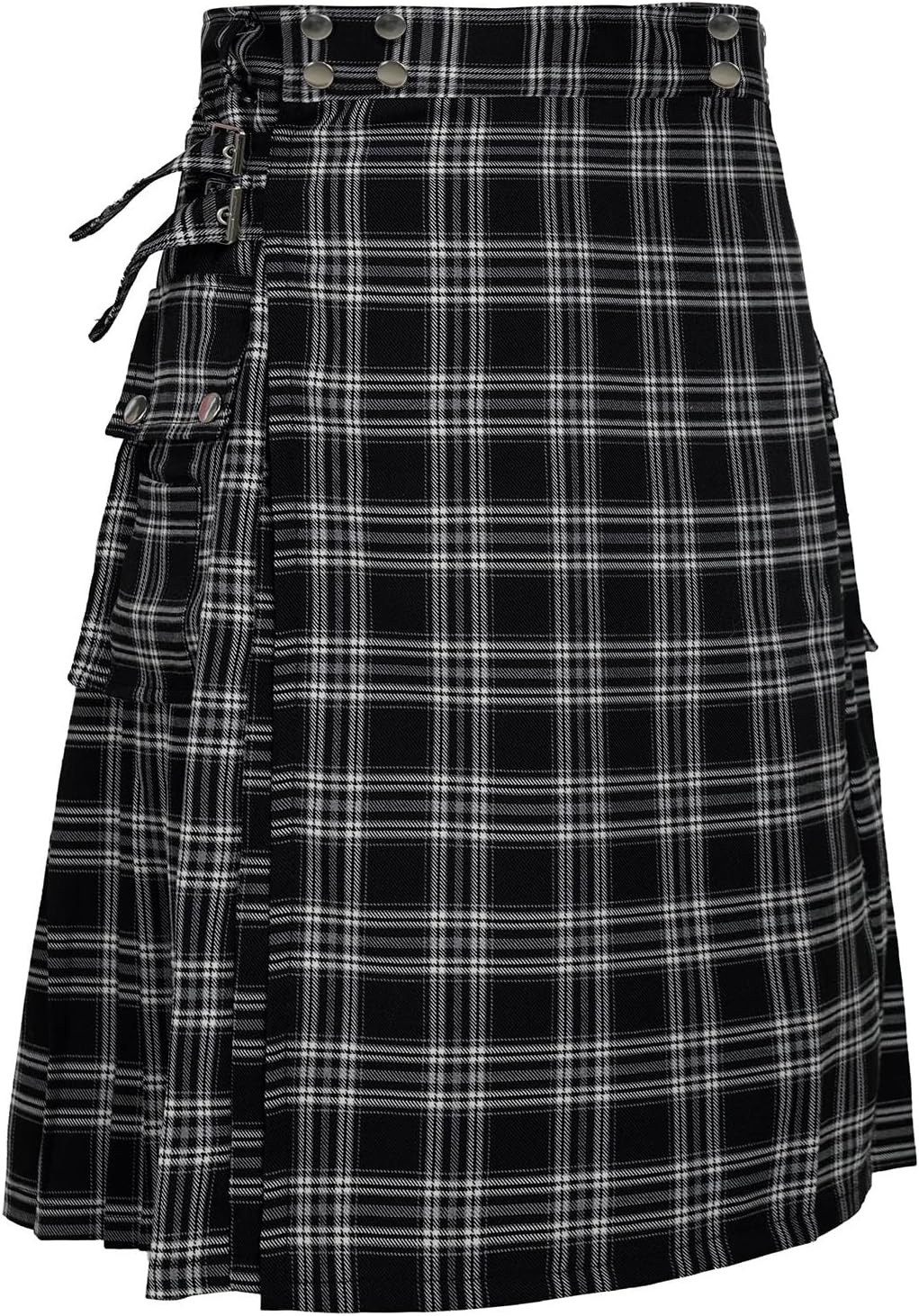 Traditional Highland Tartan Utility Kilt for Men - Usthirit