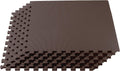 3/8 in Thick Multipurpose Exercise Floor Mat - Cushioned Tiles