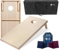 Tailgating Pros Cornhole Boards 3ftx2ft Set - Portable Solid Wood Size