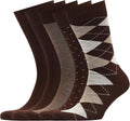 VRD Men's Dress Socks Set 5-Pack Assorted Designs for Classy Style