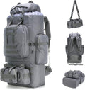 100L Camping Hiking Backpack Molle Rucksack - Heavy Duty 903D Oxford