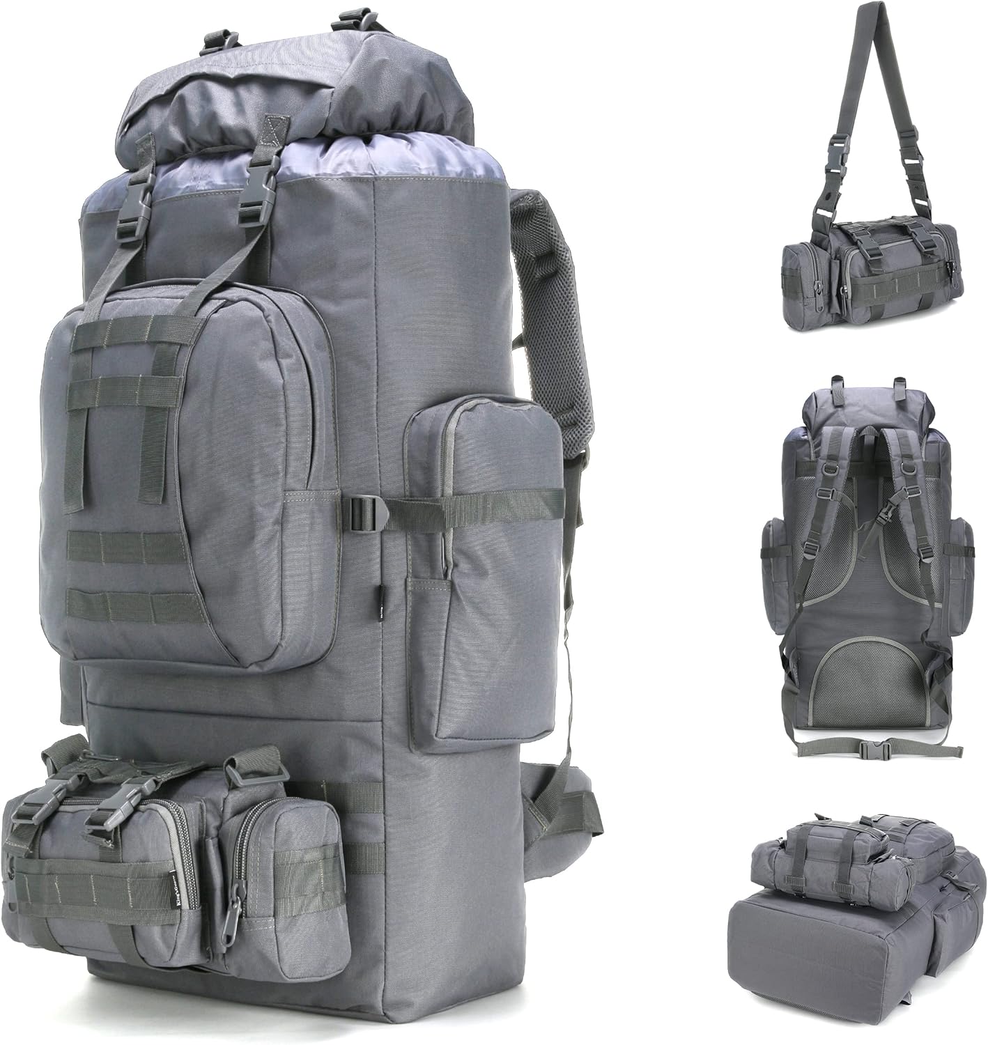 King'sGuard 100L Camping Hiking Backpack for Adventurers