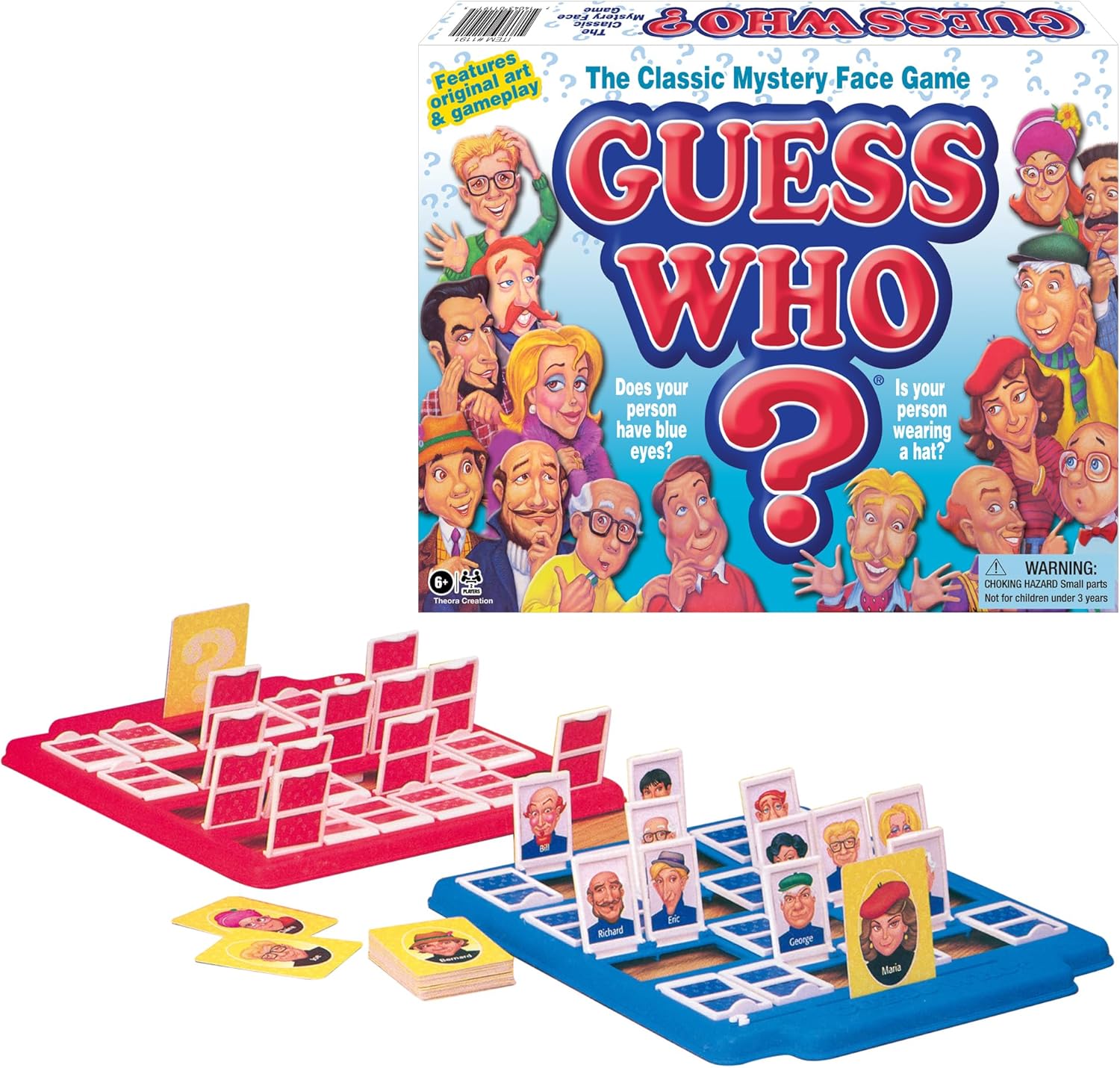 Classic Guess Who? Board Game - Uncover Mystery Characters!