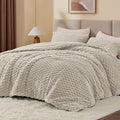 Fluffy King Size Comforter Set - Cozy Linen Fleece for Winter
