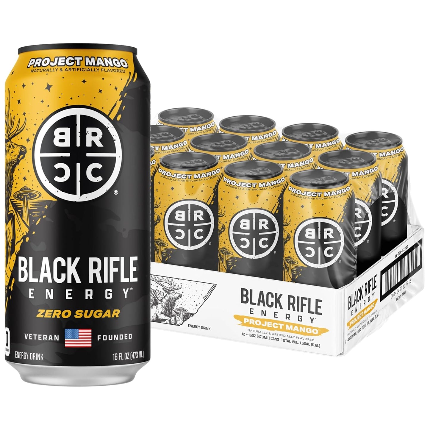 Project Mango Zero Sugar Energy Drink - Unstoppable Energy Boost