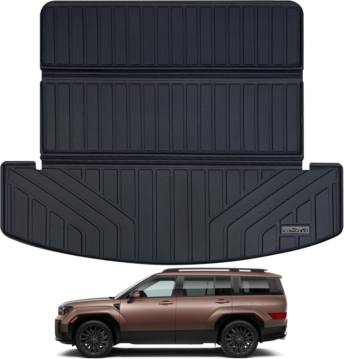 Large Trunk Mat for Hyundai Santa FE 2024-2025 with TPE Protection