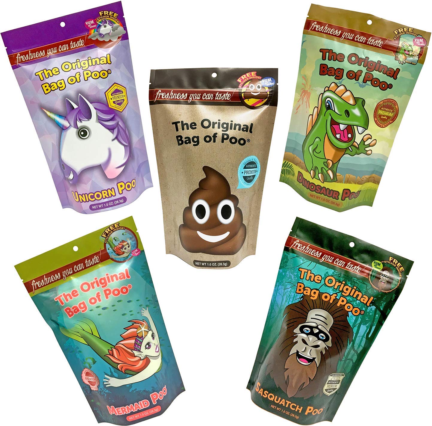 The Original Bag of Poo Cotton Candy Gag Gift for All Ages