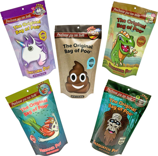 The Original Bag of Poo Cotton Candy Gag Gift for All Ages