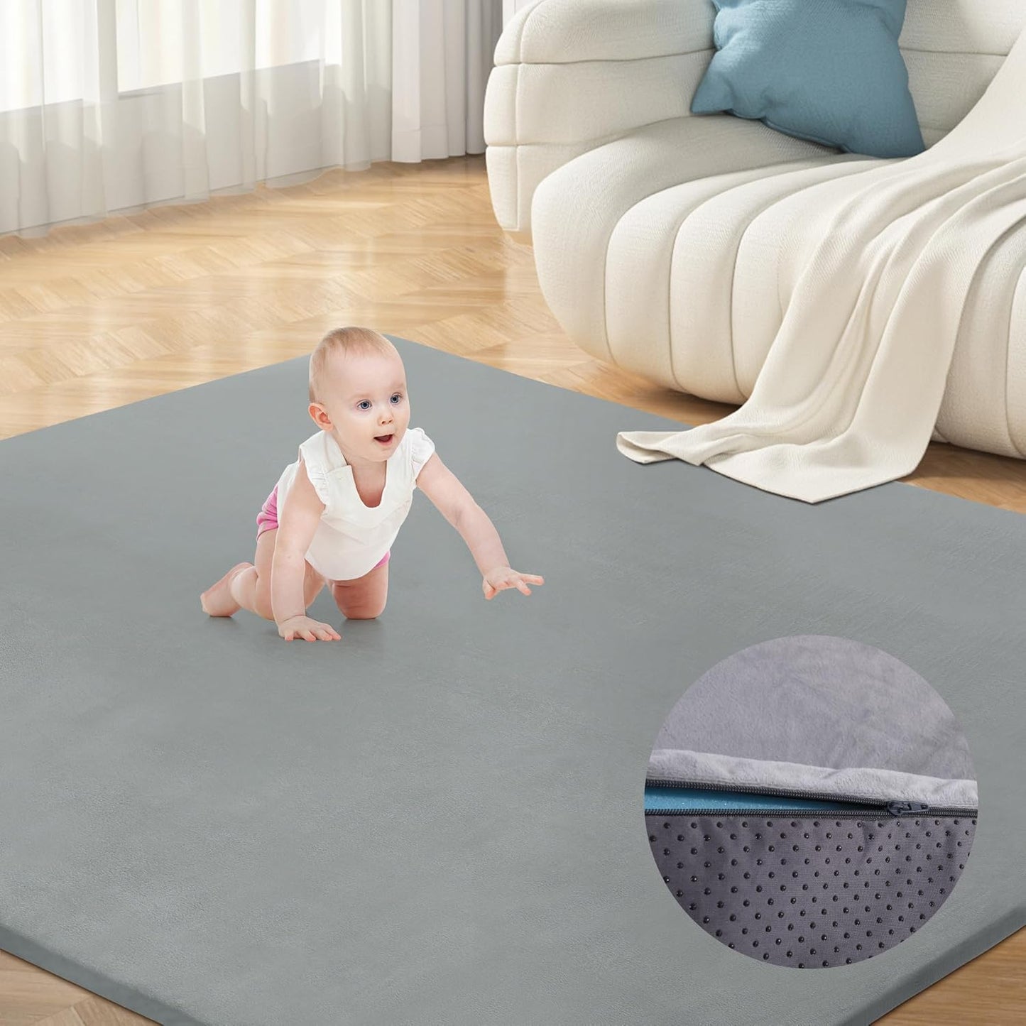 Ultra-Comfort Baby Play Mat by MABOZOO