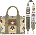Wrangler Aztec Tote Bag for Women - Western Top-handle Hobo