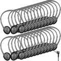 30 Pack Grey Classroom Headphones for Students - Wired 3.5 mm