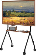 Easel Rolling TV Stand for 49-80 Inch TV Screen with Wheels
