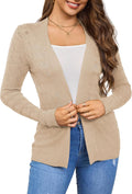 Comfortable Open Front Cardigan for Women by VOIANLIMO