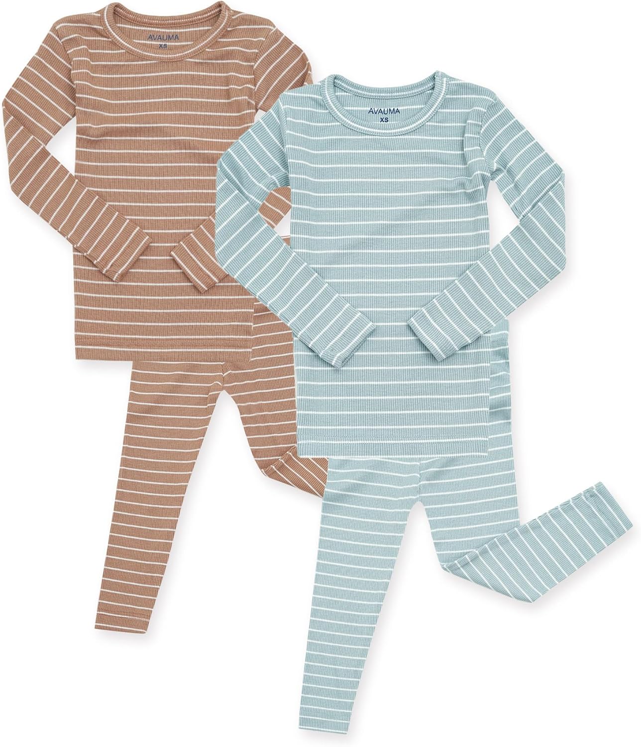 AVAUMA Stripe Pattern Baby Pajama Set for Cozy Daily Wear
