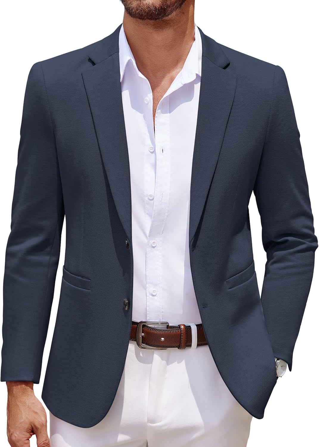 Stylish COOFANDY Men's Casual Knit Blazer for Every Occasion